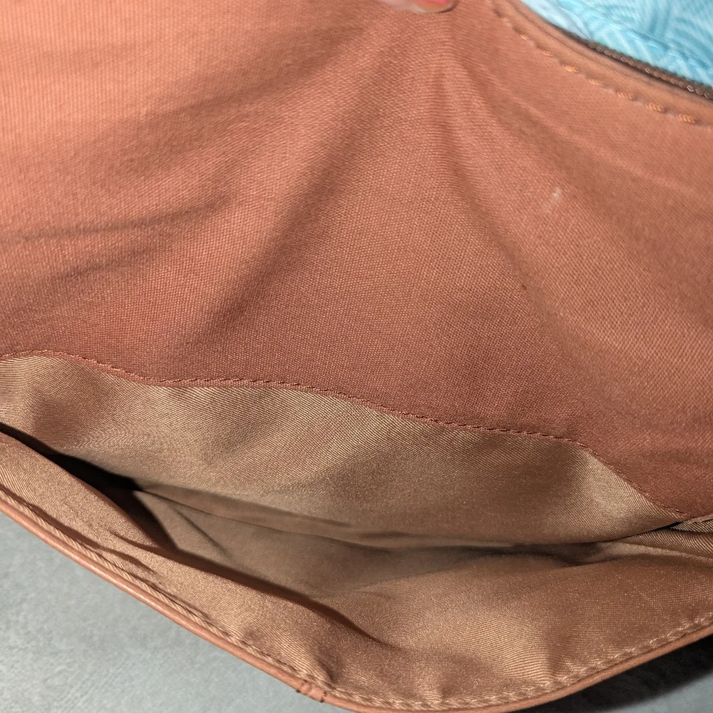 The Sak Ventura Convertible Tan Embossed Leather Backpack